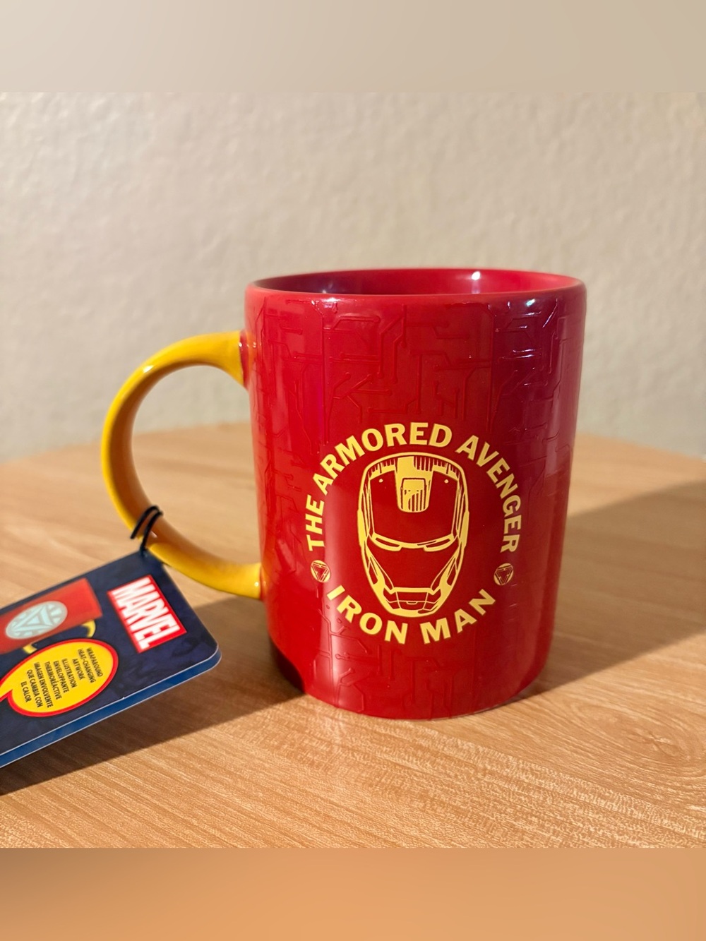 Disney Marvel The Armored Avenger Iron Man Color Changing Coffee Cup Mug 16 oz
